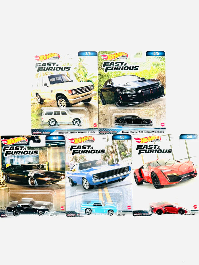 HOT WHEELS FAST AND FURIOUS SET (CASE B)