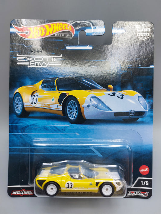 HOT WHEELS EXOTIC ENVY ALFA ROMEO 33 STRADALE