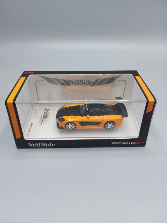 PEAKO 64 MAZDA RX7 VEILSIDE NARANJA Y NEGRO - SIN PRECINTO