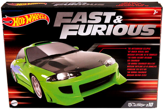 HOT WHEELS FAST AND FURIOUS 10 PACK