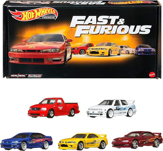 HOT WHEELS HKF08 FAST AND FURIOUS PREMIUM 5 PACK