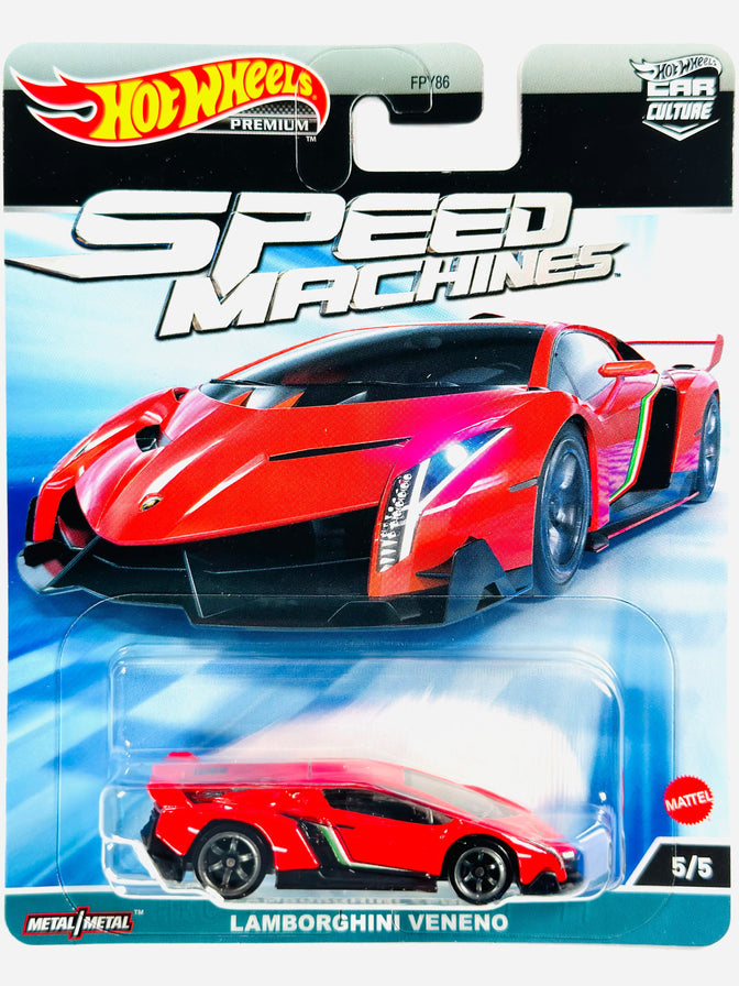 HOT WHEELS 2023 CAR CULTURE SPEED MACHINES LAMBORGHINI VENENO