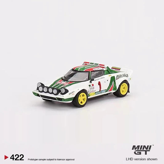 MINI GT LANCIA STRATOS HF #1 1977 MONTECARLO WINNER 422