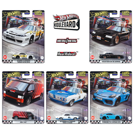 PREORDER - HOT WHEELS BOULEVARD CAJA 10 COCHES (2 SERIES) - CAJA SELLADA