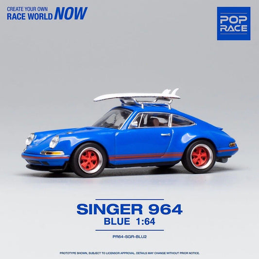 POP RACE PORSCHE 911 ROOF RACK 1:64