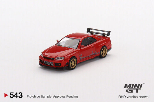 MINI GT NISSAN SKYLINE GTR R34 TOMMYKAIRA R-Z #543