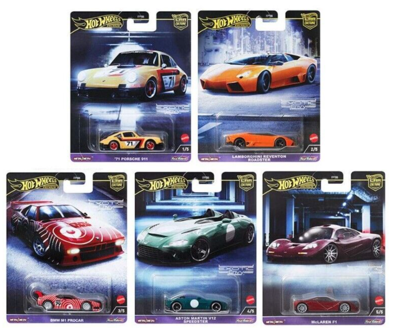 HOT WHEELS EXOTIC ENVY 2024 - SERIE COMPLETA