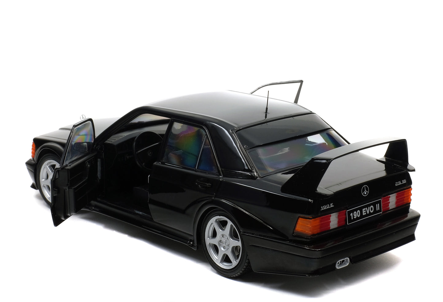 SOLIDO MERCEDES 190 EVO II (W201) – BLACK – 1990 - 1/18