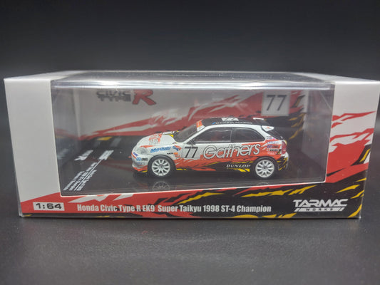 TARMAC WORKS HONDA CIVIC TYPE R EK9 SUPER TAIKYU 1998 ST 4 CHAMPION - GATHERS