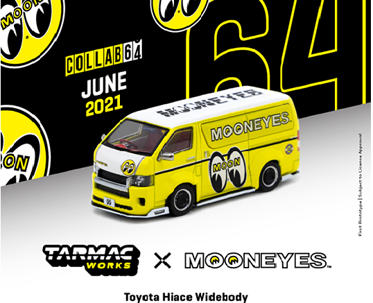 TARMAC WORKS - TOYOTA HIACE WIDEBODY - MOONEYES